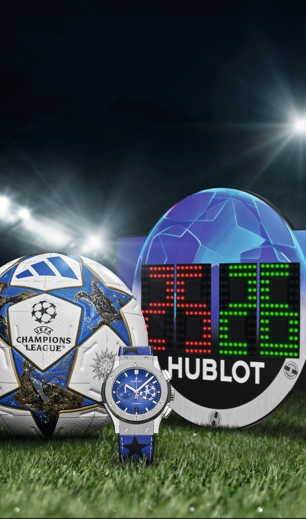 HUBLOT 宇舶表品牌大使兼足球冠军 Kylian Mbappé 揭幕新款